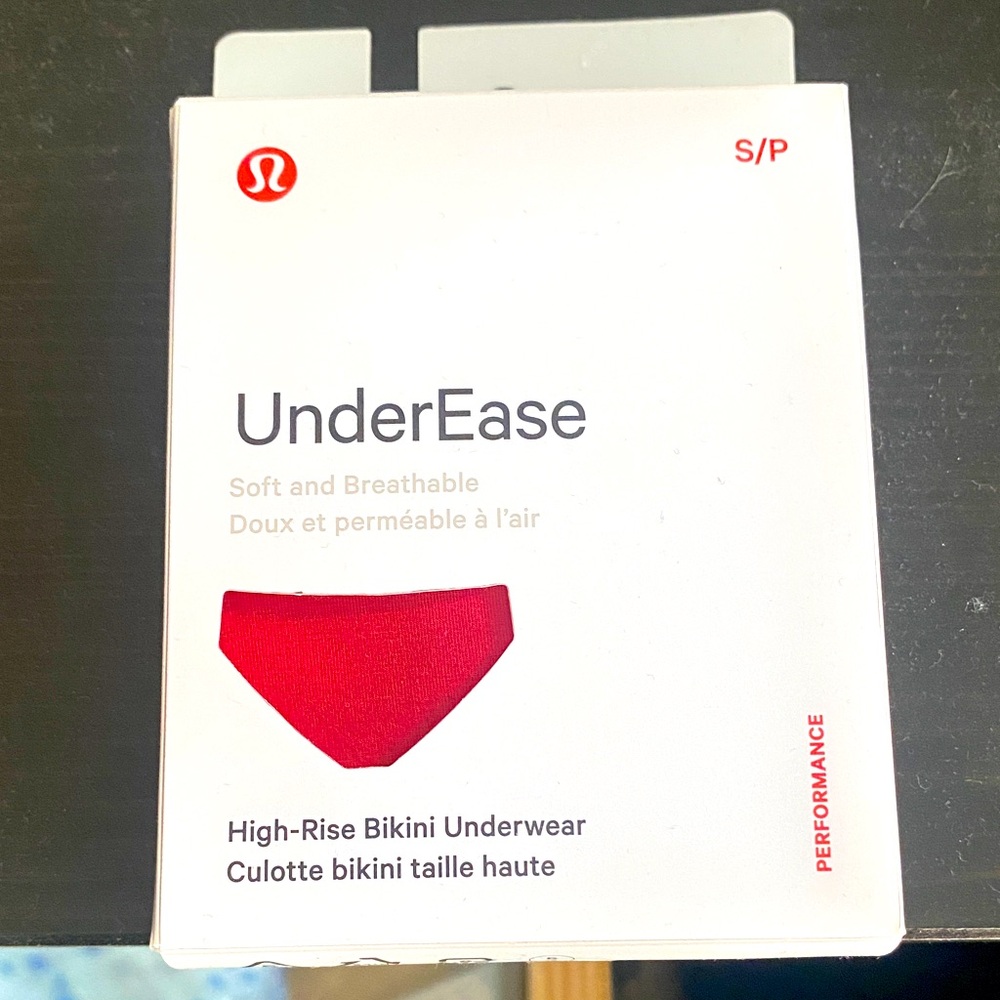 Lululemon Red High-Rise Bikini Underwear